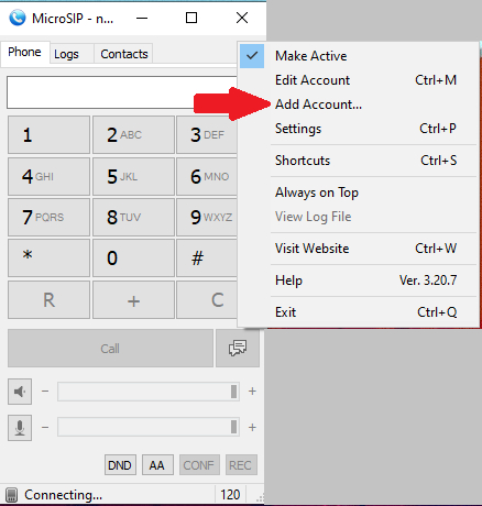 add account